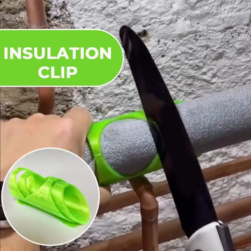 Pipe Lagging Guide Wall Insulation Pipe Clip Precise Pipeline Insulation Guide Tool for 13mm Wall Lagging 22mm And 15mm Pipes