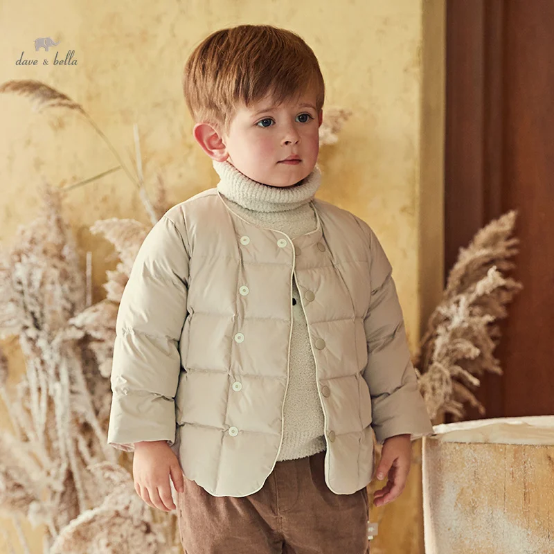 Dave Bella Children Girls Boys Baby Down Jacket 2025 Winter New