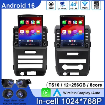 9.7 inch For Ford F150 F-150 F 150 P415 Raptor 2008-2014 Car Screen Carplay Android Auto Radio Player GPS Video QLED Screen 2din 1