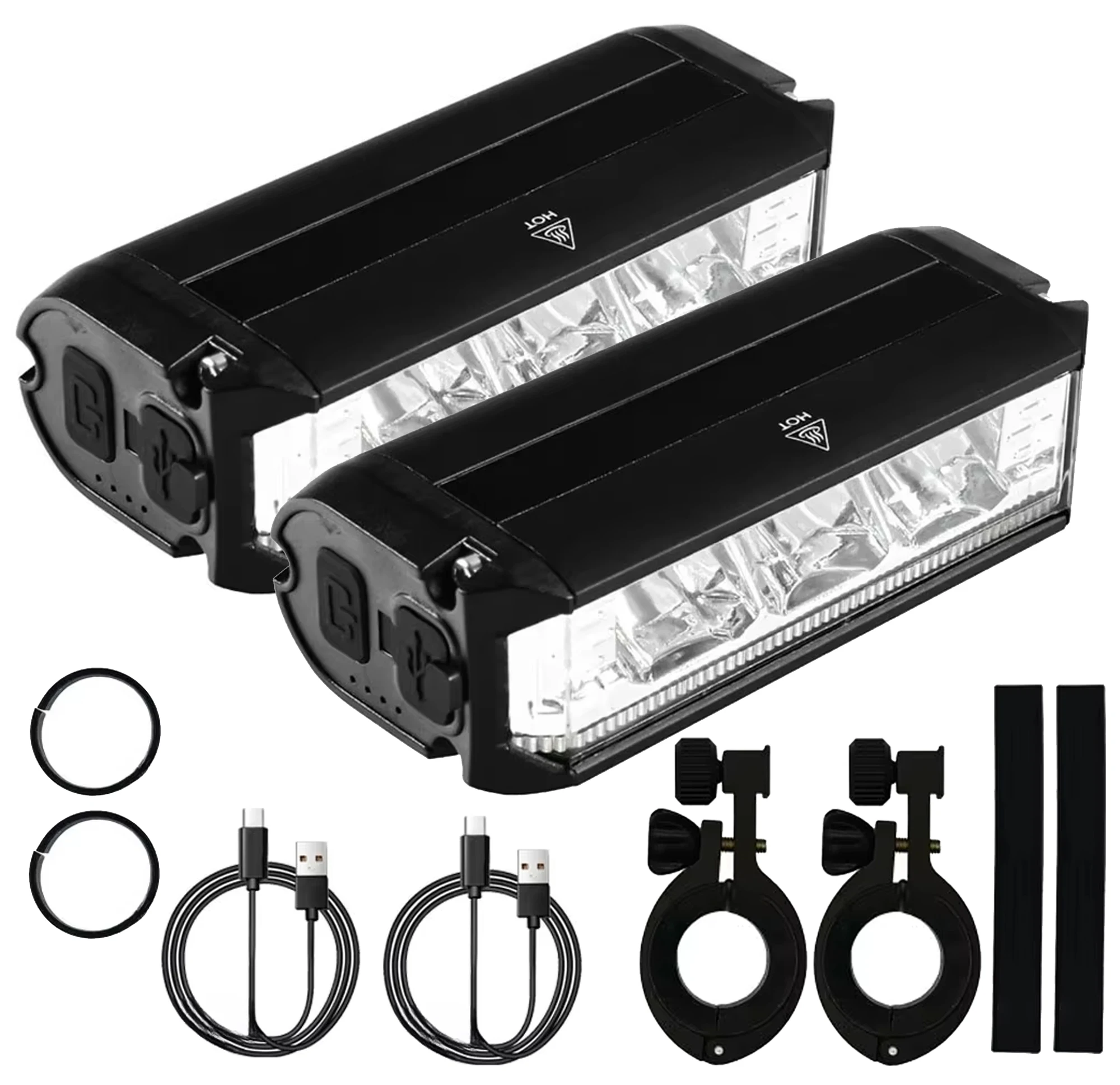 ตัวเลือกสินค้า ไฟฉายจักรยาน LED สว่าง 1800LM สำหรับ MTB และสกู๊ตเตอร์ไฟฟ้า