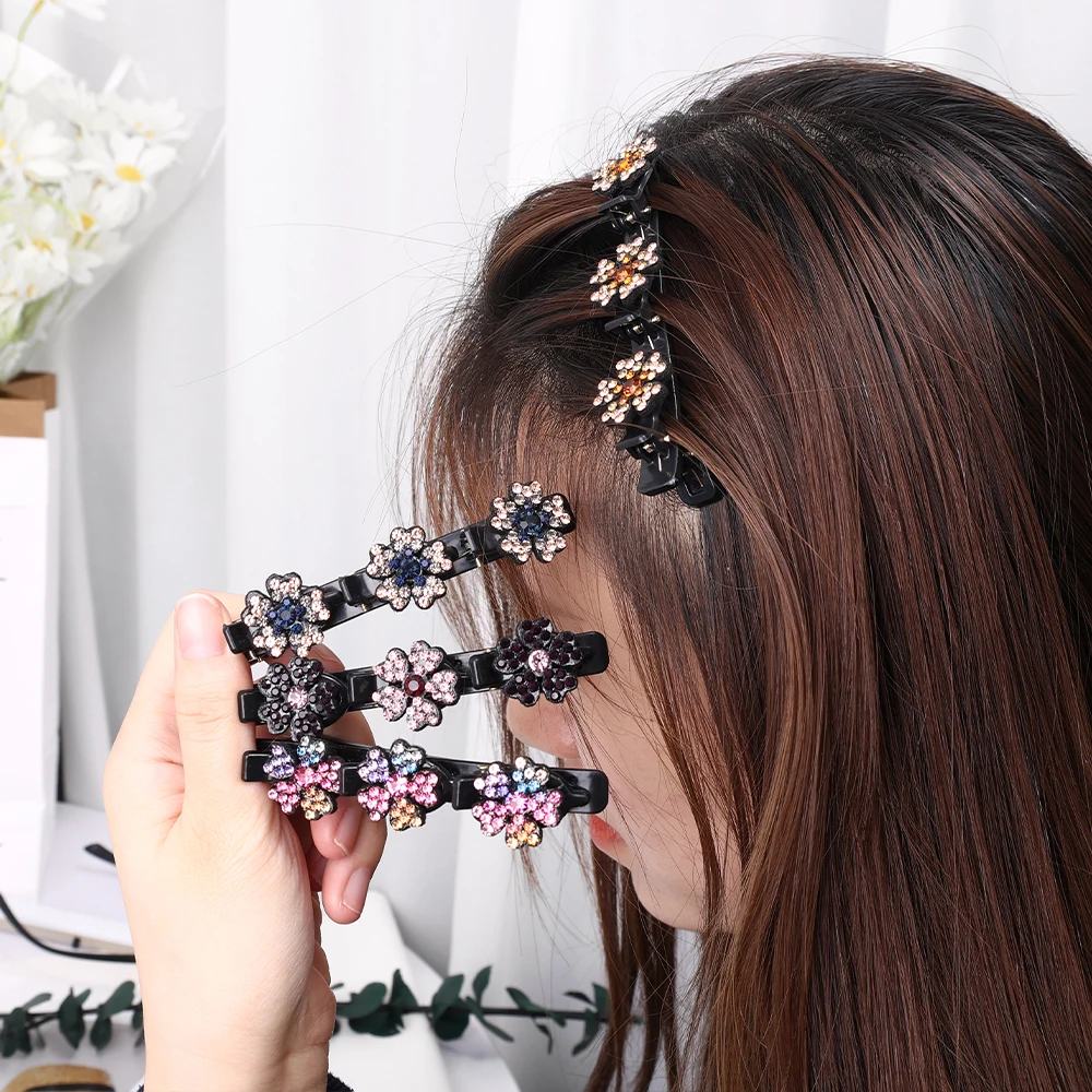 4pcs Flower Hair Jewels For Women Spring Hair Jewels For Women Clasp Metal  Barrette Women Hair Clamp - AliExpress