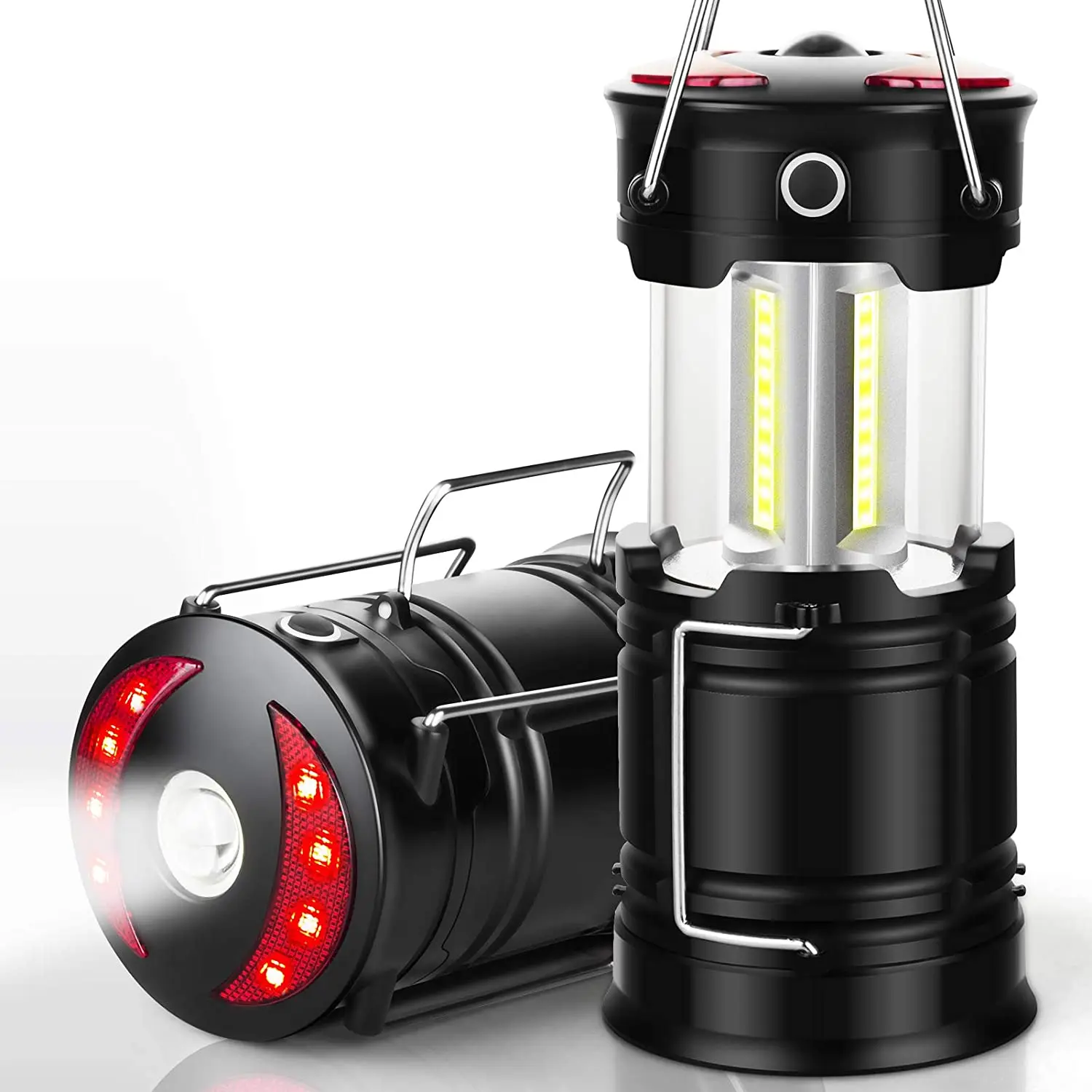 1pc Camping Essentials, Battery Powered 2-in-1 LED Lanterns - Multipurpose  Hurricane Lights with Flashlight & Magnetic Base - Perfect for Camping,  Hiking, Emergency, Power Outage