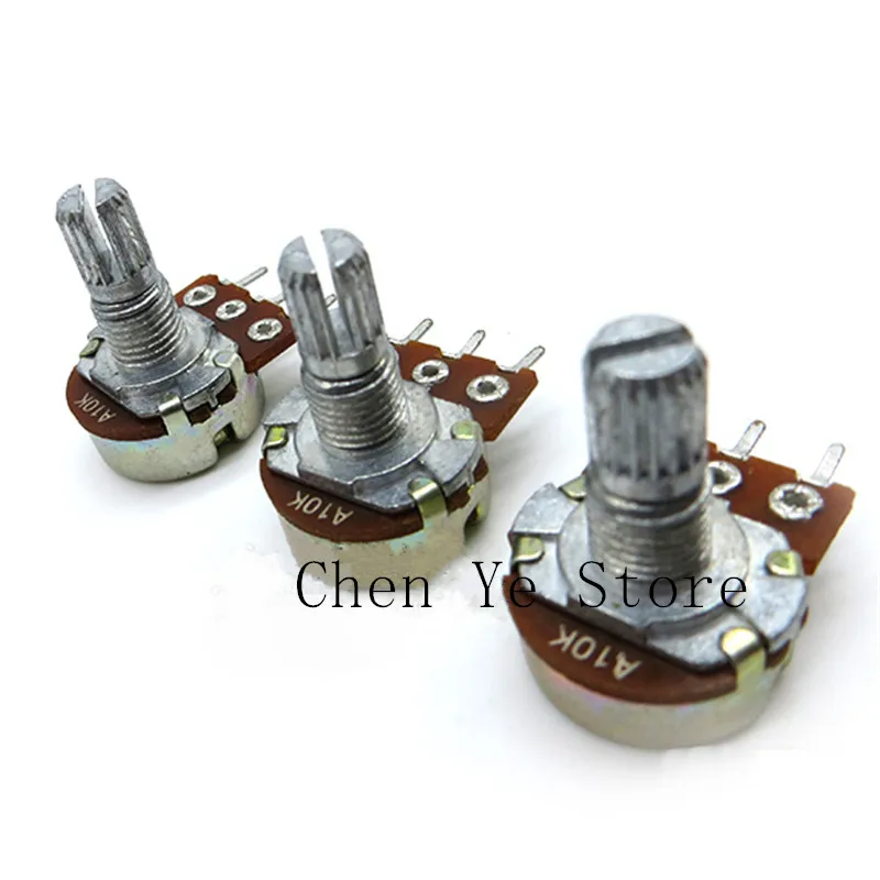 10PCS W.L Type 16 A10K single Potentiometer Handle length 15MM spline