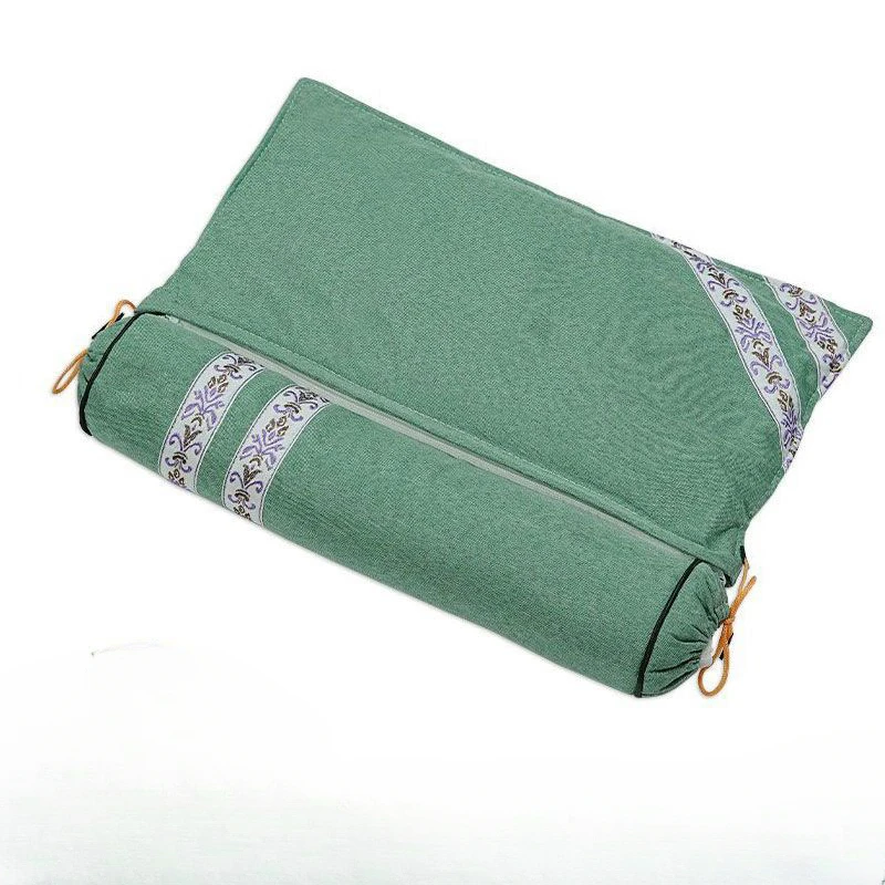 Adjustable Mugwort Pillow Hot Compress Therapy Cushion Vibration Massage Salt Pillow Inflatable Mat Health Care Pillow 6