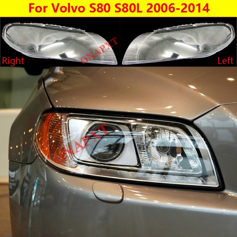 

Car Light Caps Lampshade Front Headlight Cover Glass Lens Shell Transparent Cover For Volvo S80 S80L 2006-2014