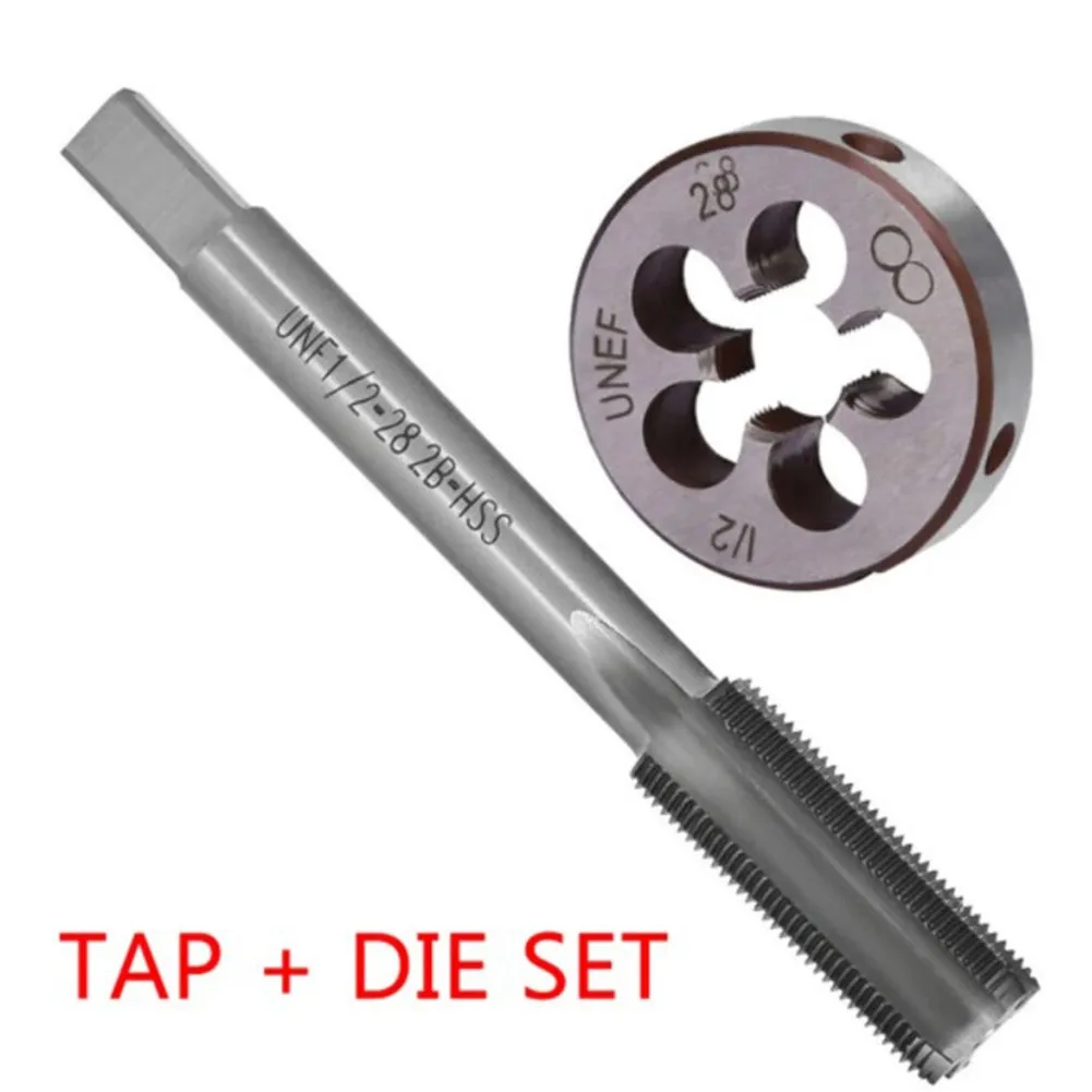 

Newest Practical Useful Brand New Hot Sale Unef Tap&Die Unef Thread Tool High Hardness Right Hand Tool 1/2-28 UNEF