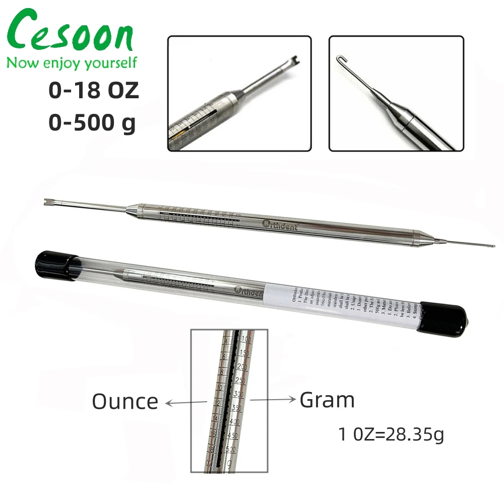 1Pc Dinamometro Dentale Forza Ortodontica Misuratore Di Compressione Misuratore Di Tensione Dello Stress Strumento Di Misurazione Dell'Odontoiatria Au