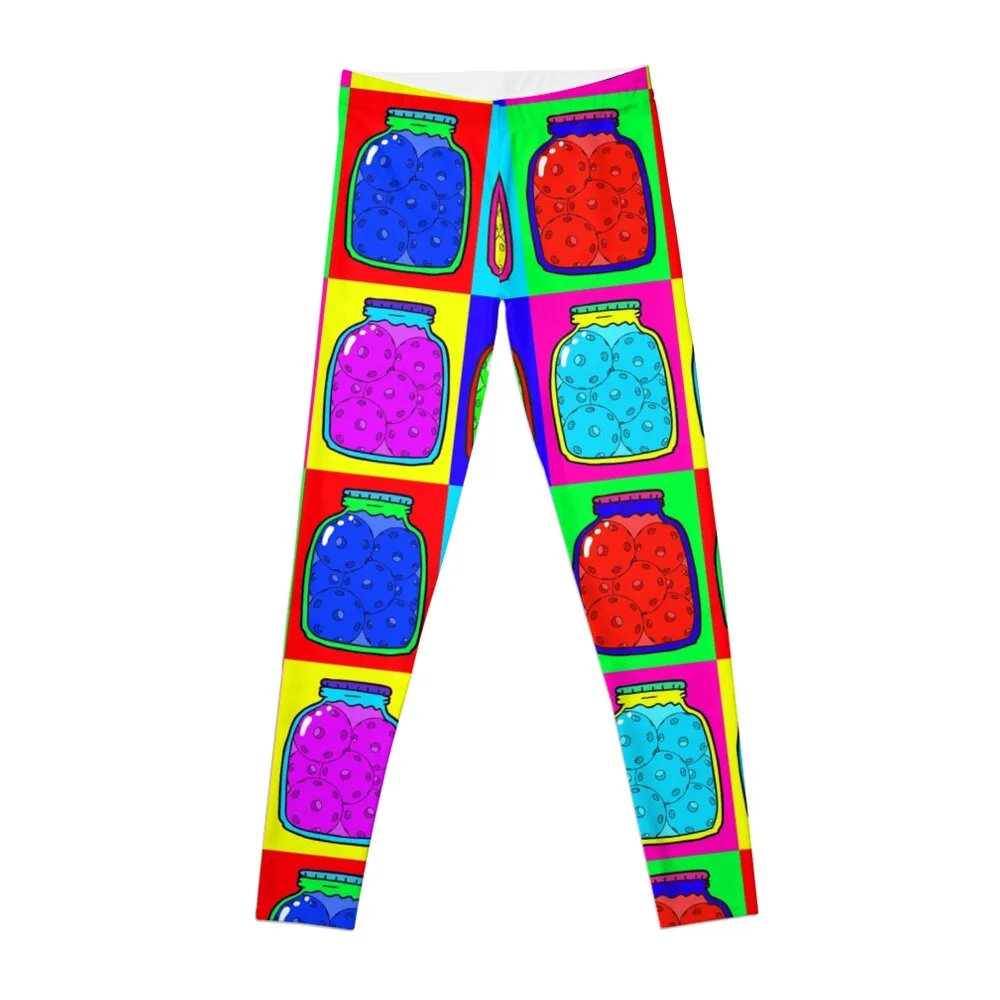 

Vintage Pickleball Kitchen Jars Leggings flared leggings