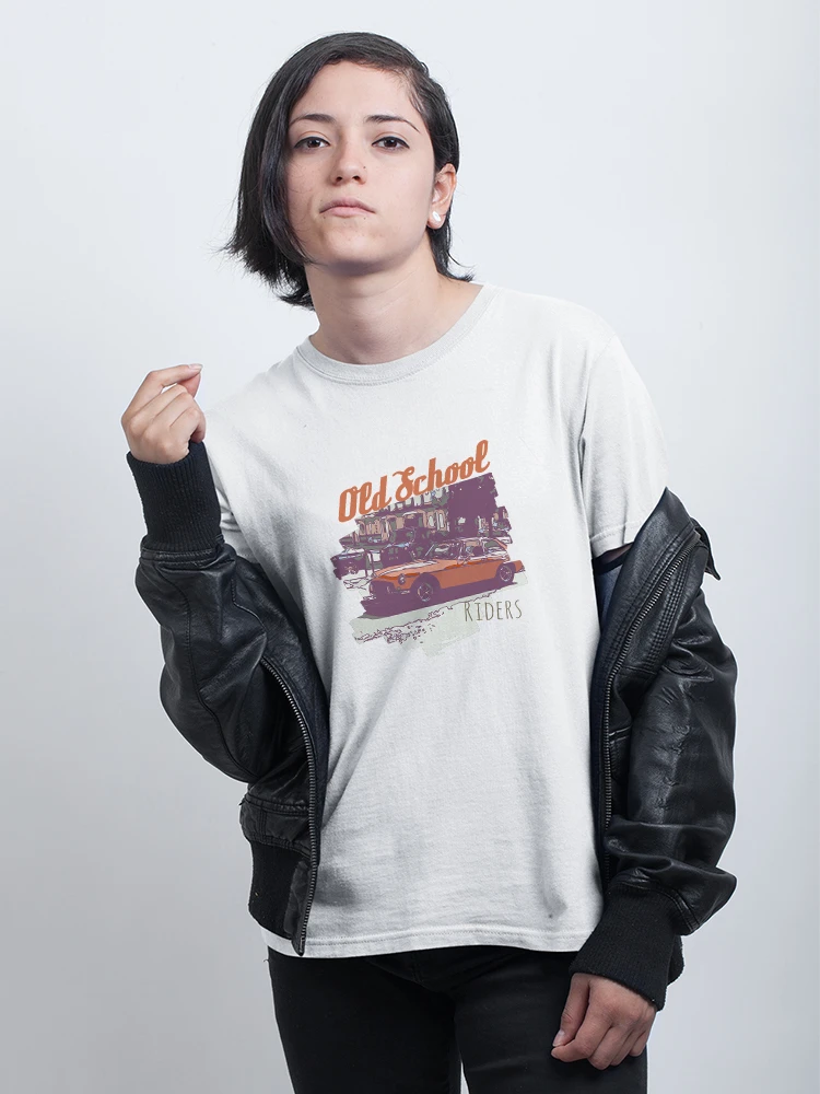 Camiseta estética Grunge Poleras Top gótico Unisex School Riders Vintage Oversize camisetas clásicas Yeskuni| | AliExpress