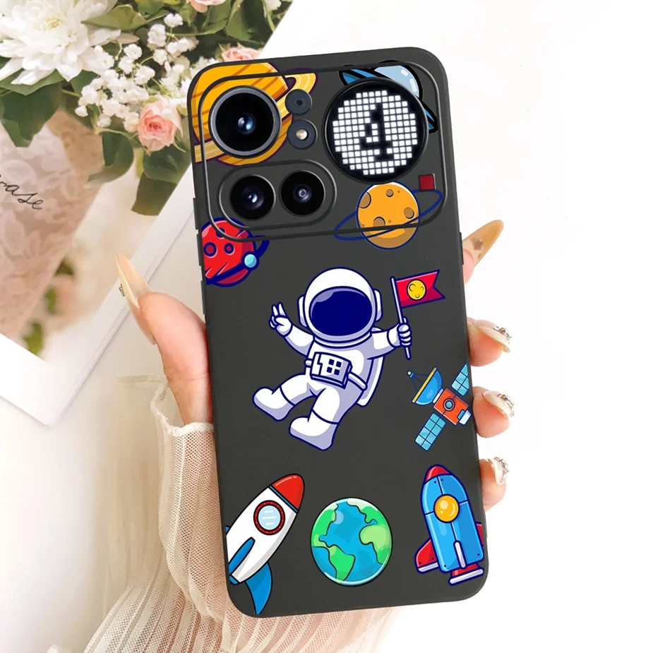 Cute Lucky Letters Fashion Cartoon Painted Cover Case