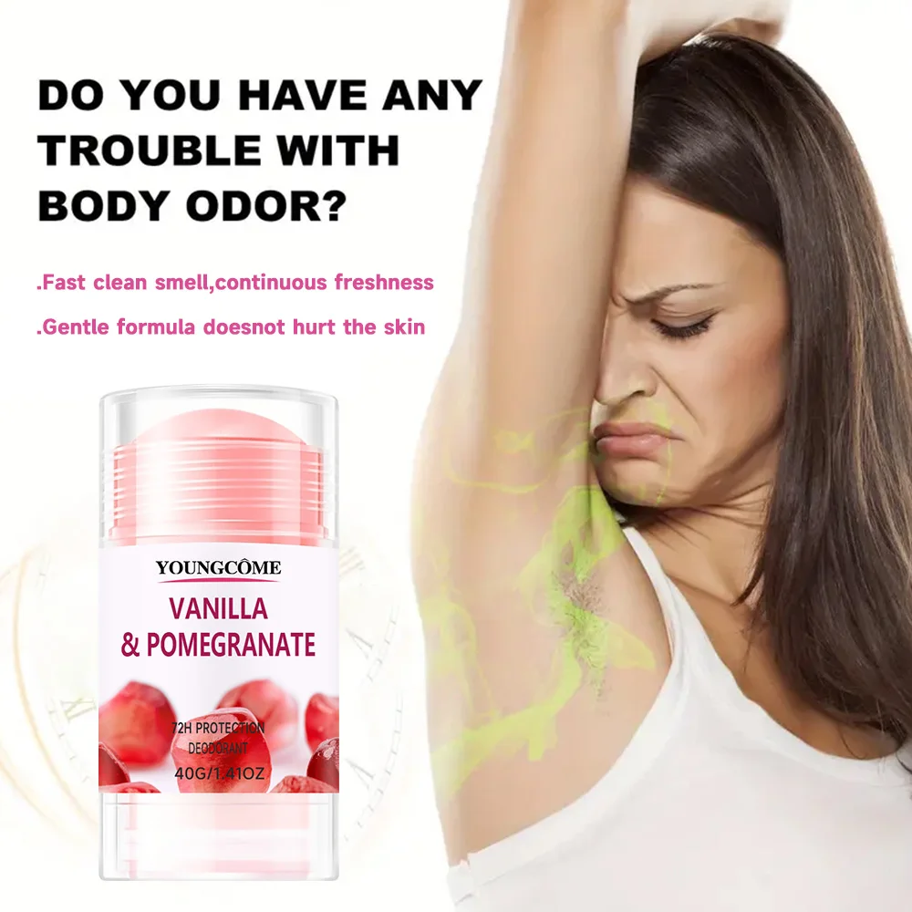 Déodorant sans aluminium pour femmes, 1/5 unités, grenade et citron, verveine, 72 heures, protection contre les odeurs, bâtons déodorants pour tout le corps