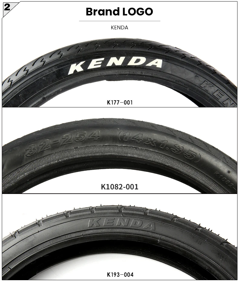 Description Picture 5 of itemKENDA 14 Inch Bicycle Tire 14*1.35 / 14*1.50 Smooth Tire For BMX/Foldable Bike 32-254 / 40-254 Foldable Bicycle Tire Rim 14 Tyre