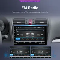 Autoradio Camecho 1 Din 2+64G Écran rotatif 9'' CarPlay sans fil Android Auto GPS Stéréo Bluetooth Wifi Lecteur multimédia 4