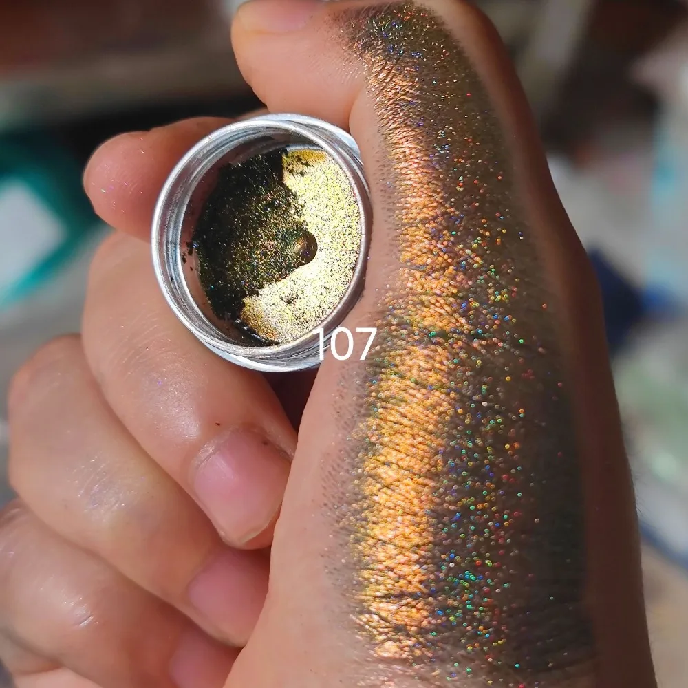 Rainbow MultiChrome Eyeshadow Powder 0.2g Shining Rainbow Eyeshadow Powder Glitter Glitter Color Shift Nail