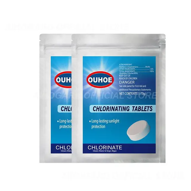 Úszómedence Dezodorizáló Pezsgő Tabletták Kerti Víz Gyógyfürdő Masszázs Medence Távolítsa El A Szagtisztító Tisztító Kiegészítőket - Image 2