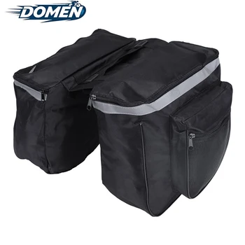 DOMEN Borsa per sedile posteriore per bicicletta Borsa per borsa laterale doppio lato impermeabile di grande capacità da 25 litri Borsa per sedile posteriore per bicicletta Accessori per bici