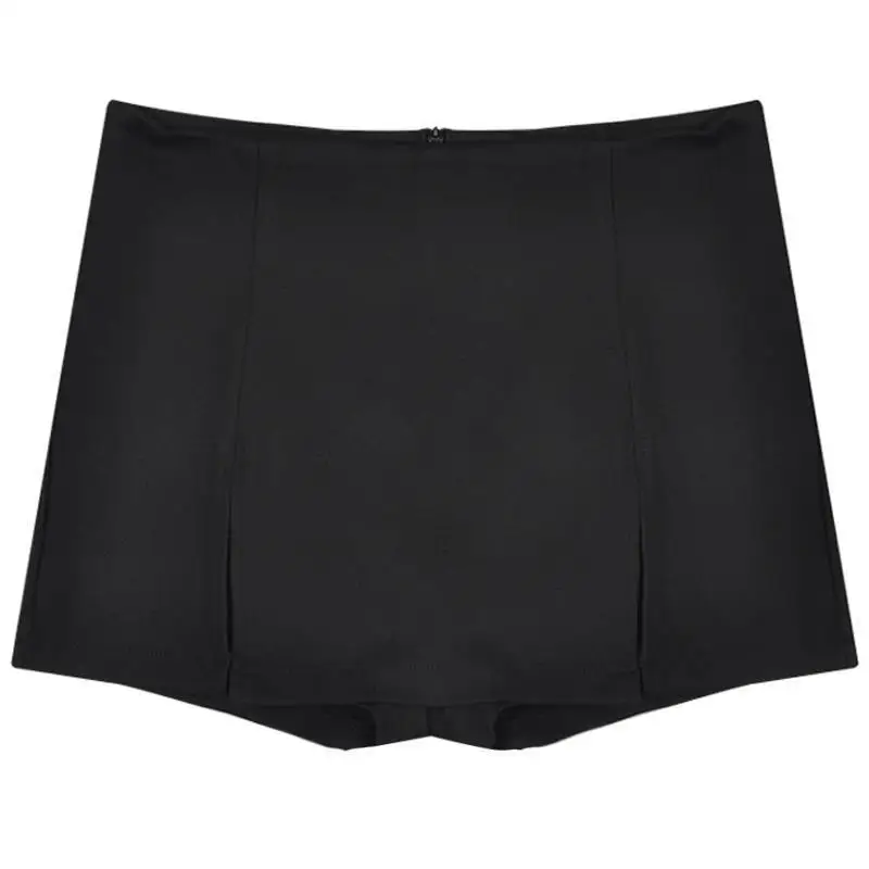 

A-line Pants Skirt Shorts Skirt Skirts High Waist Solid Color Split Straight Wide Leg Women's Shopping Going Out