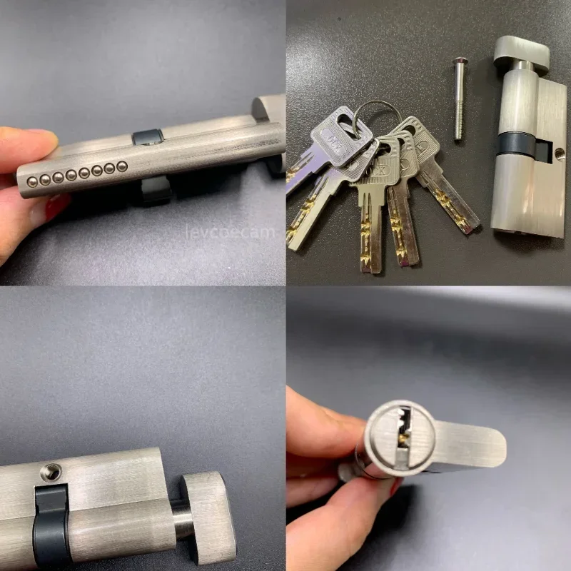 Customize same key open all cylinder Lock Cylinder Security Lock Core Door Interior Bedroom Handle Brass Lock 5 Keys Door Lock Door Safety Lock