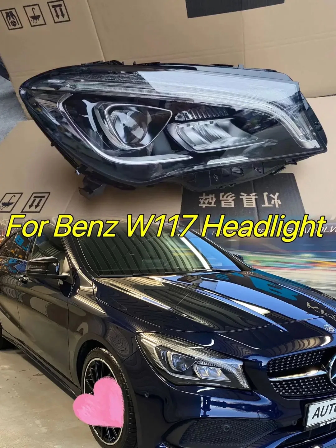 

Suitable For Mercedes-Benz W117 Cla200 cla220 cla260 Headlight Assembly Car Led 2014-2019