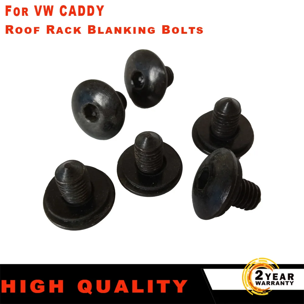 (Set Of 1) Or (Set Of 6) New Roof Blanking Screw Bolt Bolts For Vw Caddy