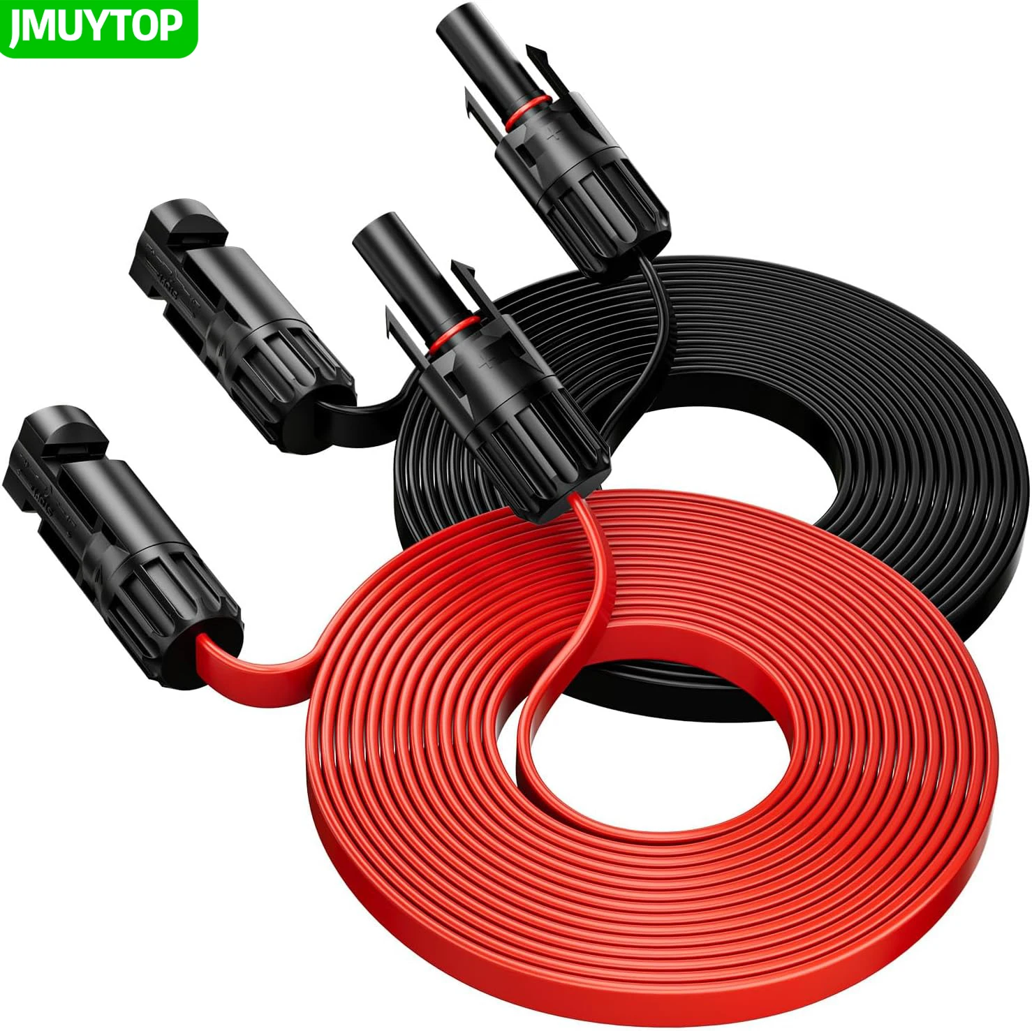 Câble d'extension solaire JMUYTOP 12AWG pour passage par fenêtre, fil plat, pour centrales solaires Zendure/Ecoflow/Anker sur balcon 1 Câble d'extension solaire JMUYTOP 12AWG pour passage par fenêtre, fil plat, pour centrales solaires Zendure/Ecoflow/Anker sur balcon 1