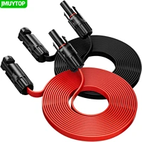 Câble d'extension solaire JMUYTOP 12AWG pour passage par fenêtre, fil plat, pour centrales solaires Zendure/Ecoflow/Anker sur balcon 1
