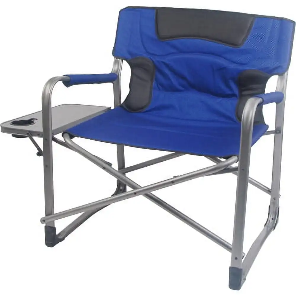 

Camping Director Chair XXL, Blue, Adult, 10lbs