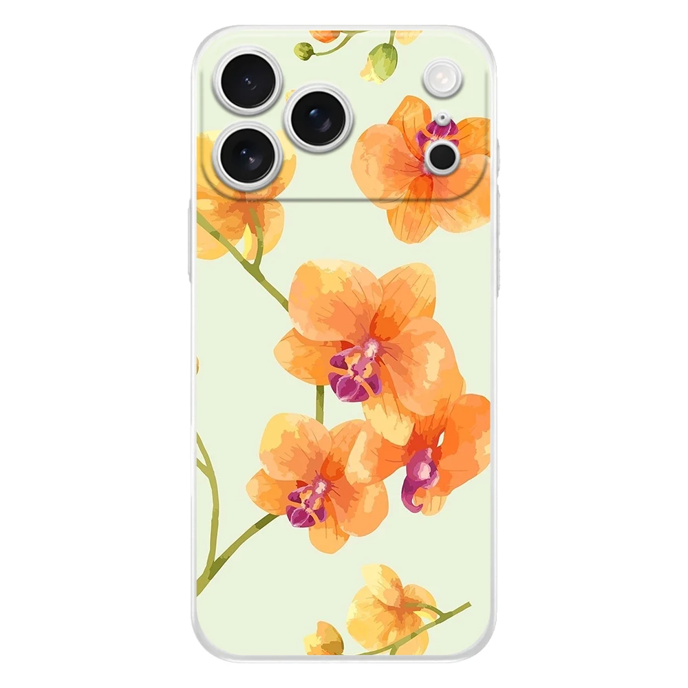Easter Floral Fairy Fish Soft Phone Case with Cute Painting Design