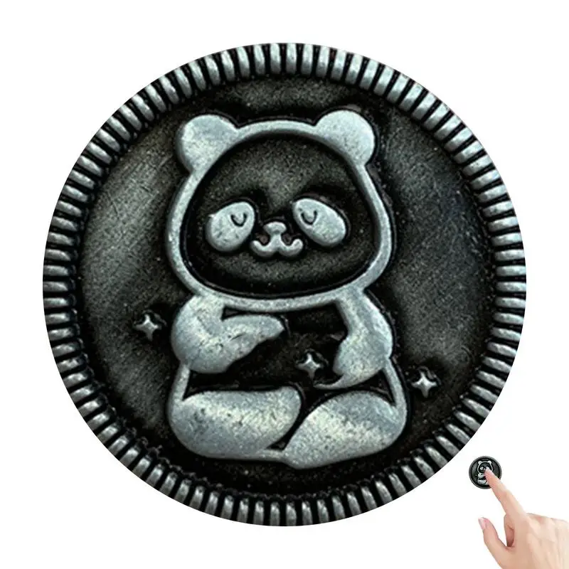 

Haptic Slider Fidgeting Clicker Coin Magnetic Haptic Coins Offic Fingertip Toy Adults Birthday Gift Anxiety Stress Relief
