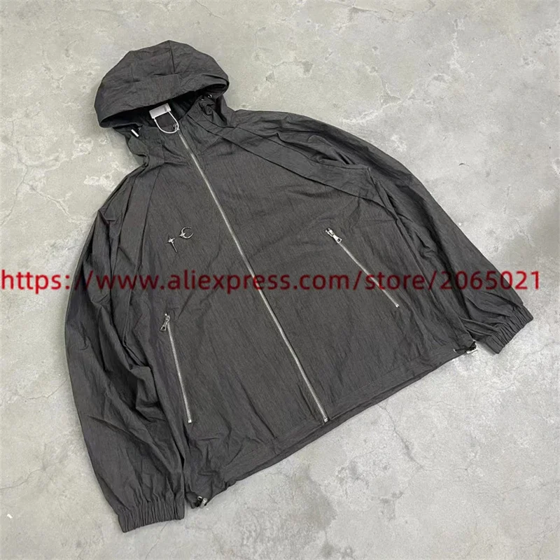 Thug Club Metal Logo Jacket Men Women Patchwork Sunscreen Windbreaker Jackets 2 S0edd01d81cdf43afb586b9402f1d44110