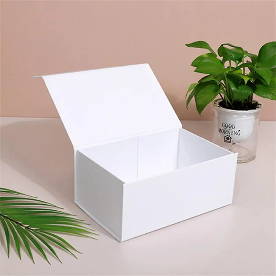 2Pcs Cuboid Clamshell Magnetic Lid Gift Boxes, Foldable Rigid Cardboard Packaging with ... - SKU CMLB1532 - UGI Packaging