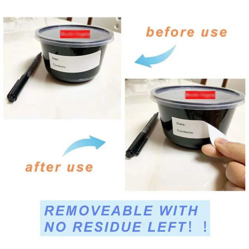 Label Stickers For Freezer Refrigerator Food Storage