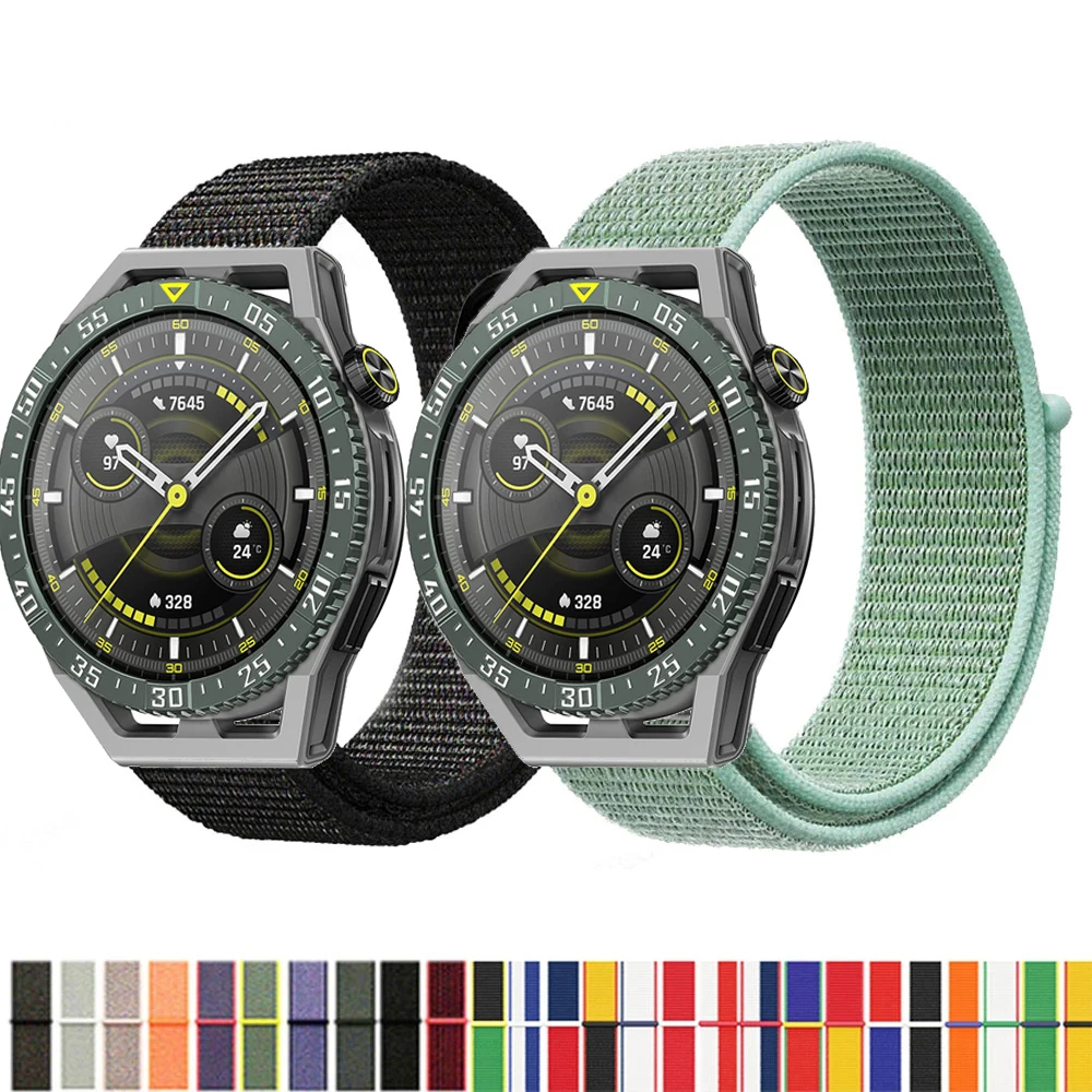 Cinturino In Nylon Per Huawei Watch Gt 3 Se Gt 2 46Mm Braccialetto Di Sostituzione Smartwatch Cinturino Sportivo Correa Per Huawei Gt 3 2 Band