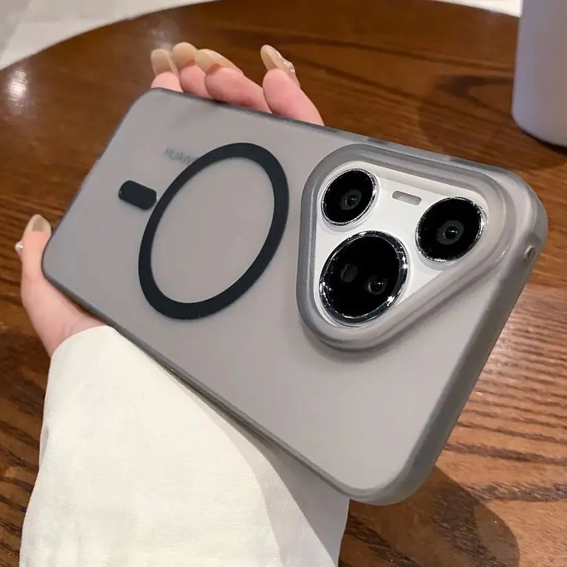 Magnetic Matte Translucent Soft Case with Magsafe Compatibility for Huawei & Honor Series