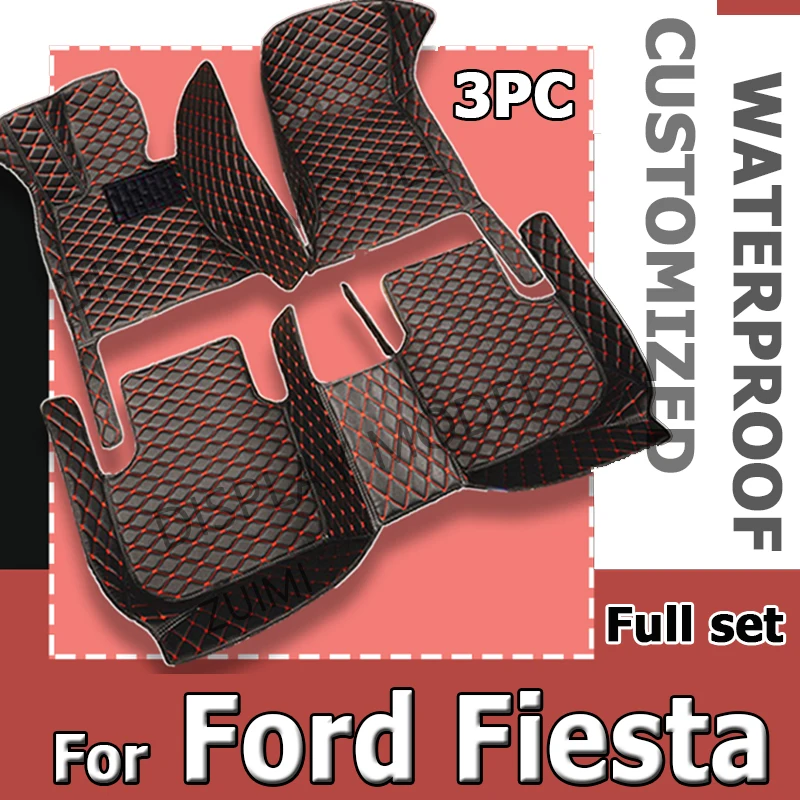 

Автомобильные коврики для Ford Fiesta Mk6 Mark VI Mk7 WS WT WZ 2009 ~ 2016, коврики от грязи, автомобильный коврик, нескользящий автомобильный коврик, автомобильные аксессуары