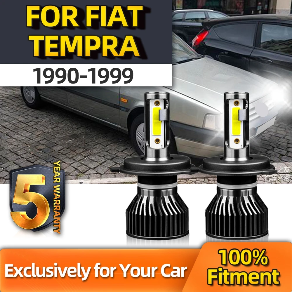 

Crossfox 2x IP68 Headlights High&Low All In One H4 Bulbs Combo Bright CSP Lamps Kit For Fiat Tempra 1990-1999