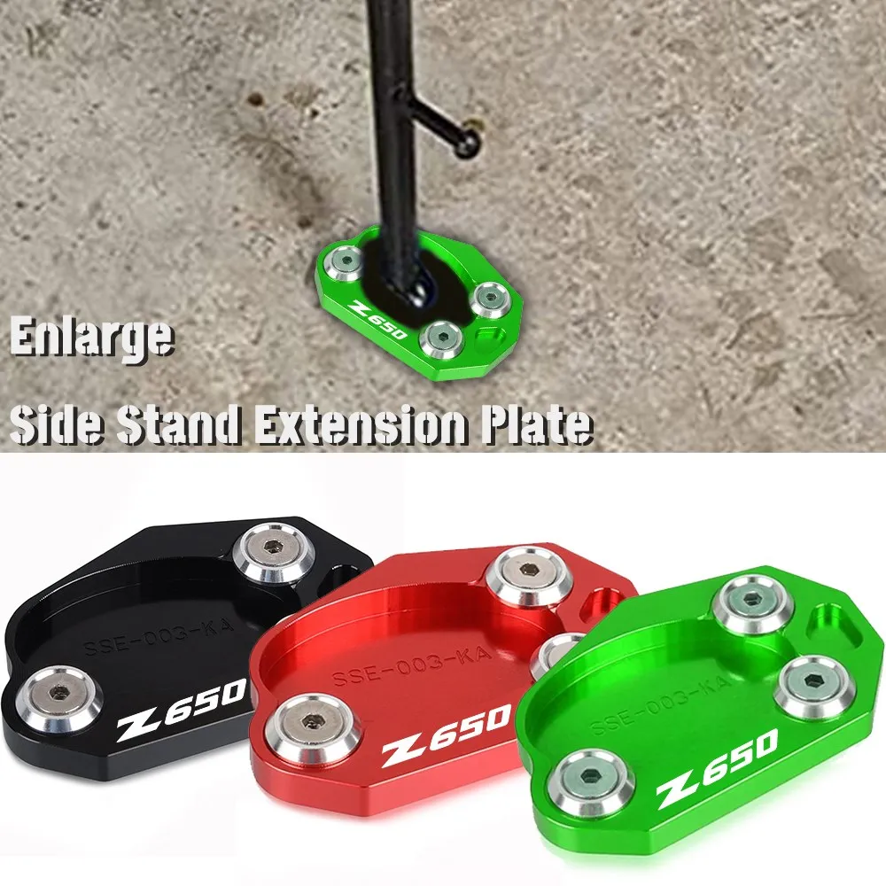 Per Kawasaki Z650 2017-2023 Z650Rs 2021-2023 2022 2021 2020 Cavalletto Laterale Moto Ingrandisci Cavalletto Pad Z650 Z 650 Z650