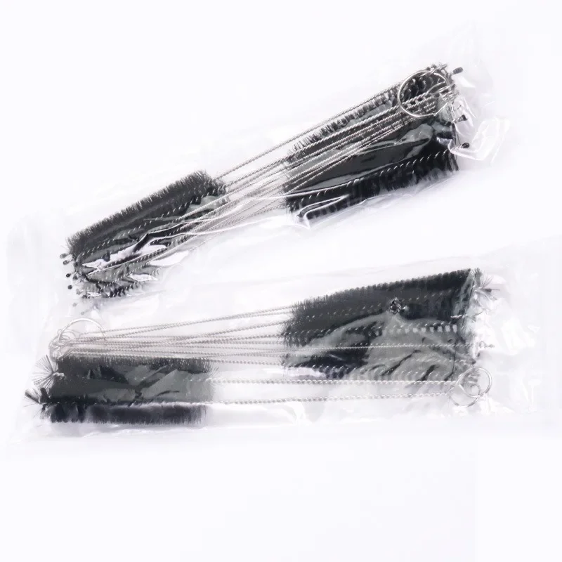 10pcs/set Coffee Machine Brush Bottle Tube Straw Cleaner Washing Glasses Keyboards Jewelry Cleaning Brushes Clean Tools bottle brushes coffee cleaning brush coffee machine cleaner coffee cleaning tool