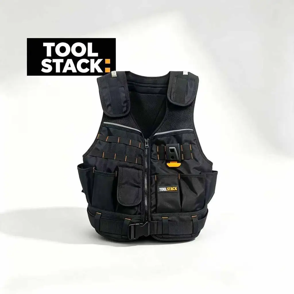 Gilet da Lavoro Multitasche TOOLSTACK TSK-62