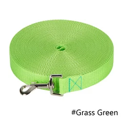 Durable Outdoor Nylon Pet Leash for Dogs and Cats - Multiple Lengths Available (Grass Green)