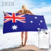 More Design Australia Flag Emblem Bath Towel Quick dry Microfiber Absorbing Soft Water Breathable Beach Swimming Bathroom 2