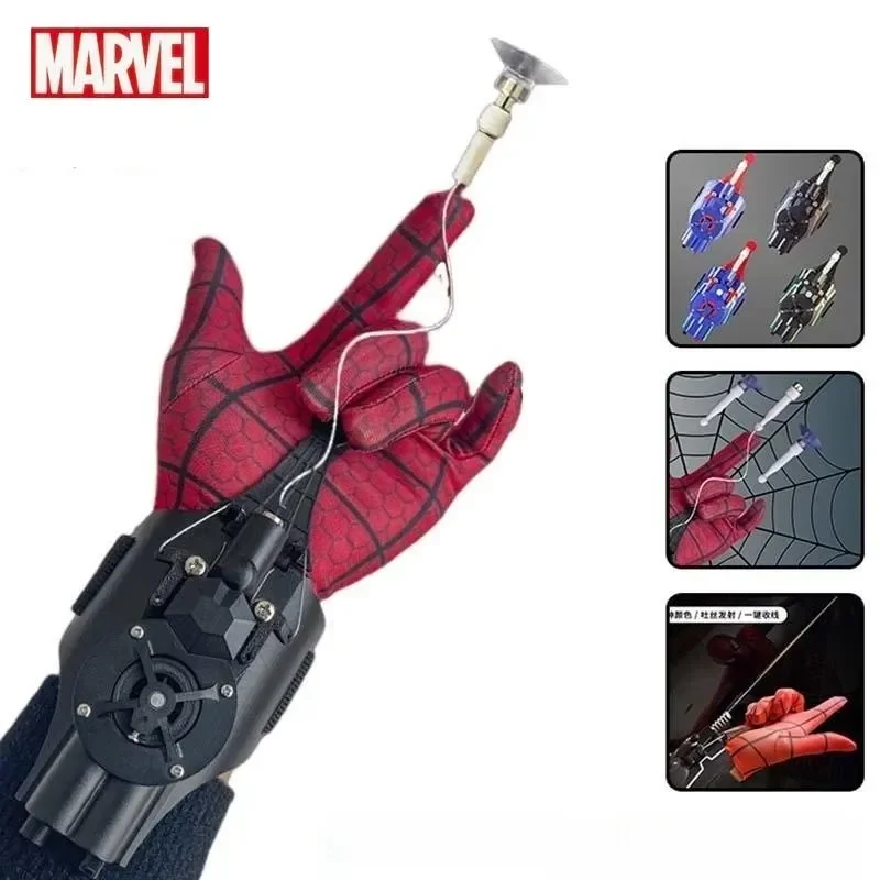 

Ml Legends Spiderman Web Shooters Toys Spider Man Wrist Launcher Cosplay Peter Parker Accessories Props Gloves For Kids Gift