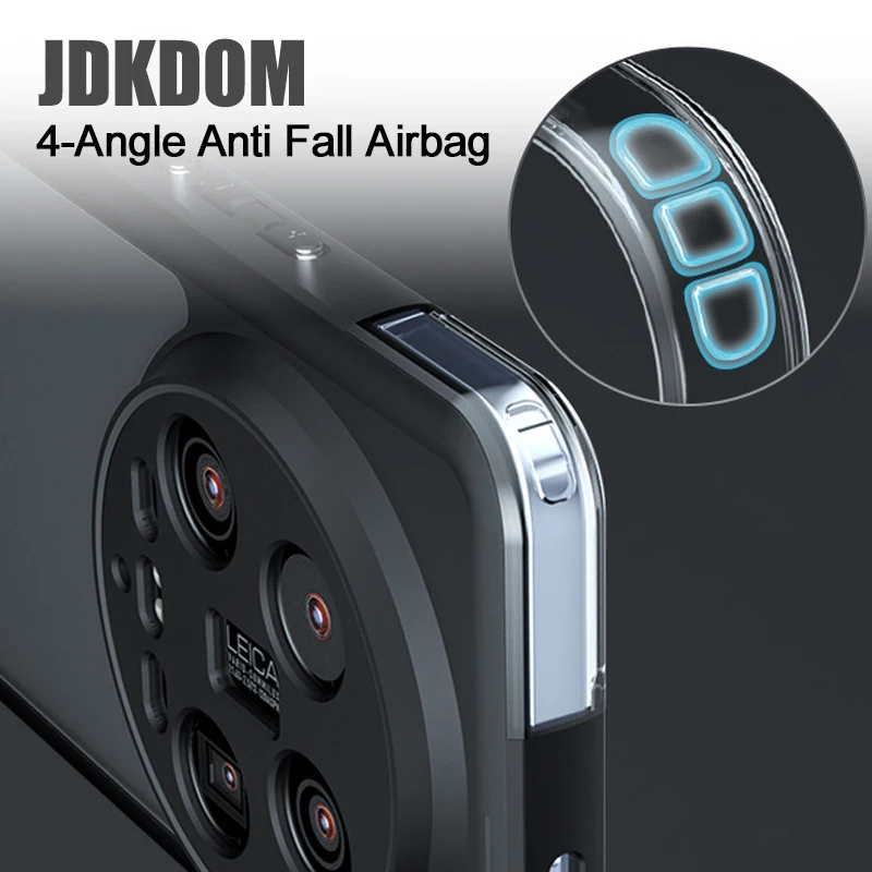 Shockproof Armor Luxury Matte Black Phone Case