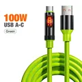 100W USB A - C Green