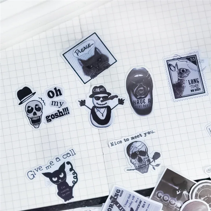 36 teile/paket nette Rock musiker mann Diy Tagebuch Aufkleber Album Label Scrapbooking Aufkleber Tagebuch Schreibwaren Album Aufkleber