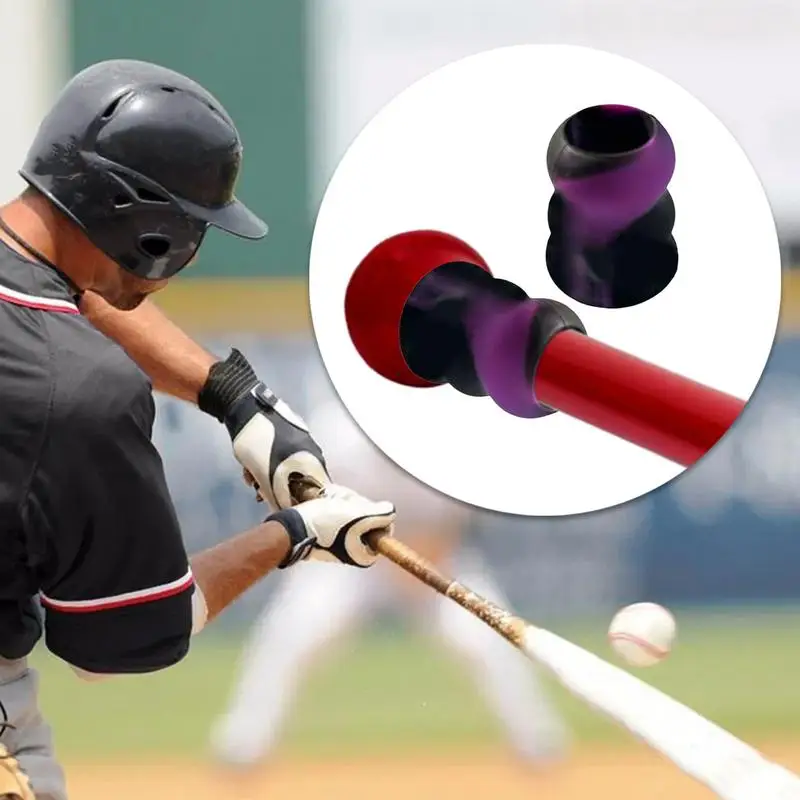 Stick Grip Baseball Bat Grip Handle Protector Batting Grip 2X Non-Slip Grip Bat Base Baseball Grip Silicone Baseball/Softball