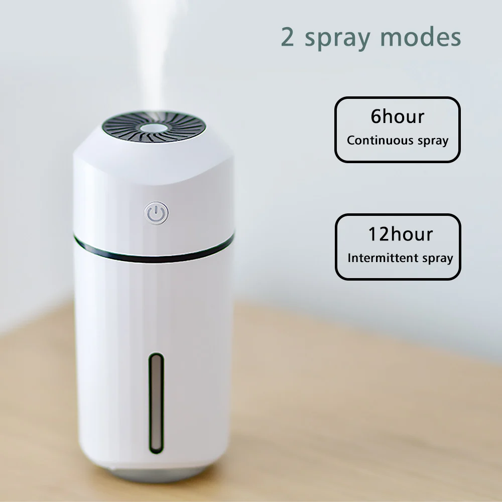 Portable Car Air Humidifier Auto Air Purifier Aromo with LED Light for Home Office Nano Spray USB Ultrasonic Mute Clean Care air humidifier air purifier