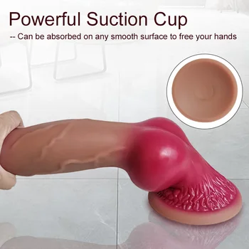 silicone animal big huge dog realistic anal dildo xxl penis dick plug dilldo suction cup adult  sexy toys for men women sex shop 3