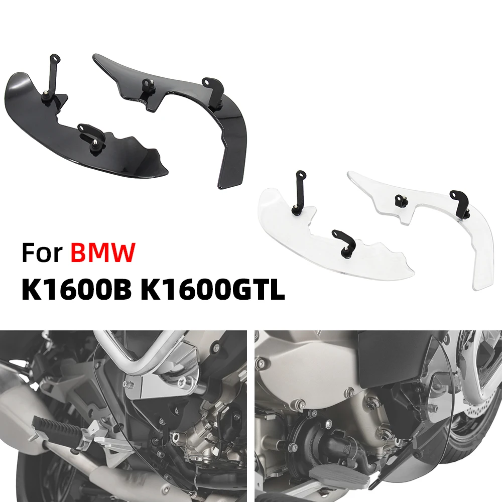 Seitenspoiler Für BMW K1600 - Windabweiser In Dark Smoke