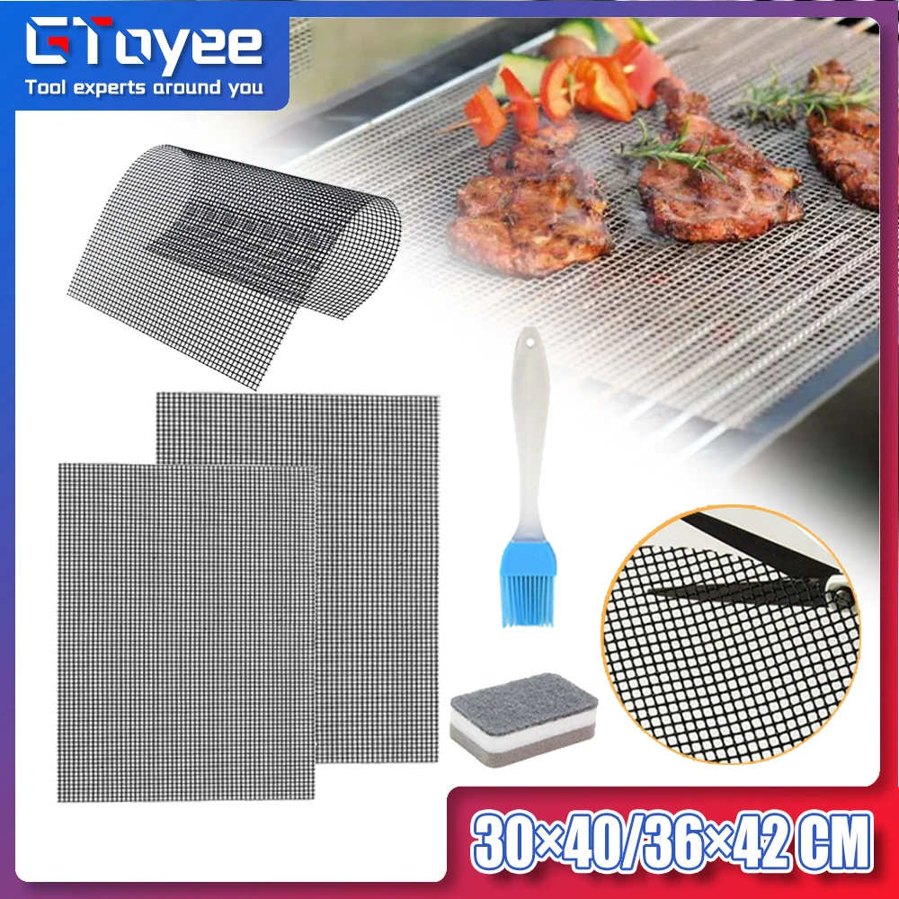 Nonstick Barbecue Mesh Mat High Temperature Reusable Blackstone Bbq